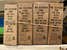 Load image into Gallery viewer, General Electric GE 5 Star 6080 6AS7 4 RCA JRC 5651s