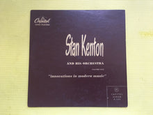 Load image into Gallery viewer, Stan Kenton And His Orchestra Innovatons In Modern Music Volume One Capitol Records LP P-189