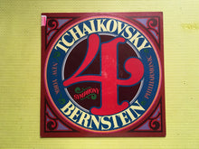 Load image into Gallery viewer, Tchaikovsky Symphony 4 New York Philharmonic Conducted By Leonard Bernstein Vinyl LP Columbia Records 33886