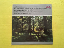 Load image into Gallery viewer, Robert Schumann Svjatoslav Richter March 2 Waldszenen Opus 82 From Fantasiestucke Aufschwung Opus 12 Des Abends Meliodor Stereo LP 89 528
