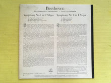 Load image into Gallery viewer, Beethoven Symphony 1 In C Major And 8 In F Major Otto Klemperer Philharmonia Orchestra Mono LP Angel Records 35657