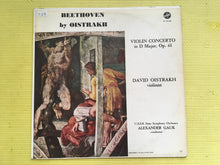Load image into Gallery viewer, Beethoven By Oistrakh Violin Concerto In D Major Opus 61 USSR State Symphony Orchestra Vox PL 16.150