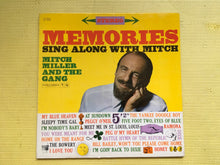 Load image into Gallery viewer, Mitch Miller Memories Sing Along With Mitch Miller And The Gang Columbia Stereo Vinyl LP CS 8342