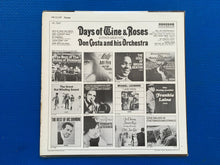 Load image into Gallery viewer, Days Of Wine & Roses Other Great Hits Don Costa And His Orchestra Stereo LP Columbia Harmony Records HS 11147