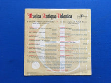 Load image into Gallery viewer, Musica Antiqua Polonica Stanislaw Galonski Conductor Chor Chlopiecy I Meski Filharmonii Pomoroskiej Mono LP Polskie Muza Nagrania XL 0294