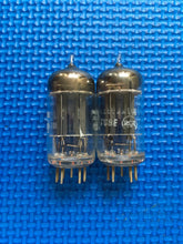 Load image into Gallery viewer, Matched Pair RCA Black Plate 6AU7 Vacuum Tubes NOS-Testing