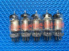 Load image into Gallery viewer, 5 General Electric GE 12CR6 Vacuum Tubes NOS NIB Sleeve of Five