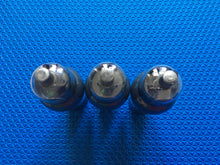 Load image into Gallery viewer, 3 RCA Cunningham 6D6 Vacuum Tubes Valves Gray Glass NOS-Testing Engraved Bases Lot of Three