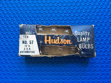 Load image into Gallery viewer, 6 Hudson Lamp Company Number Type 57 #57 Bayonet-Base Light Bulbs Lamps Package Of Six