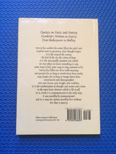 Load image into Gallery viewer, Quotes On Poets And Poetry Mankind's Wisdom On Poetry From Shakespeare To Shelley Compiled By Patty Crowe Edited By Jonathan Crowe
