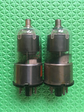 Load image into Gallery viewer, Matched Pair Sylvania Silvertone 6K7 6K7GT Vacuum Tubes Valves NOS-Testing