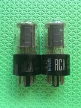 Load image into Gallery viewer, Matched Pair RCA 12SN7 12SN7GT Vacuum Tubes Valves NOS-Testing