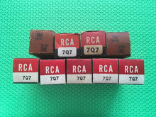 Load image into Gallery viewer, 9 RCA 7Q7 Vacuum Tubes NOS NIB Lot Of Nine