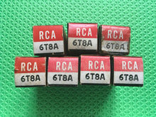 Load image into Gallery viewer, 7 RCA 6T8 6T8A Vacuum Tubes NOS NIB Lot Of Seven