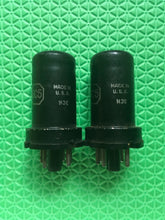 Load image into Gallery viewer, Matched Pair RCA 6C5 Vacuum Tubes Valves Large Meatball Logos