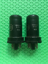 Load image into Gallery viewer, Matched Pair RCA 6C5 Vacuum Tubes Large Meatball Logos