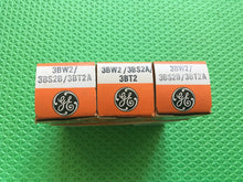 Load image into Gallery viewer, 3 General Electric GE 3BW2 3BS2A 3BT2 Vacuum Tubes Valves NOS NIB Lot Of Three