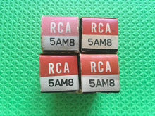 Load image into Gallery viewer, 4 RCA 5AM8 Vacuum Tubes Valves NOS NIB Lot Of Four