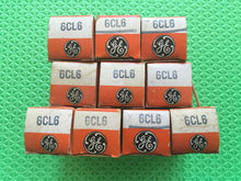 Load image into Gallery viewer, 10 General Electric GE 6CL6 Vacuum Tubes Valves NOS NIB Lot Of Ten