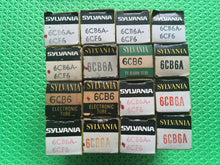 Load image into Gallery viewer, 16 Sylvania 6CB6 6CB6A 6CF6 Vacuum Tubes Valves NOS NIB Lot Of Sixteen