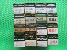 Load image into Gallery viewer, 16 Sylvania 6CB6 6CB6A 6CF6 Vacuum Tubes Valves NOS NIB Lot Of Sixteen