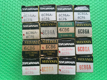 Load image into Gallery viewer, 16 Sylvania 6CB6 6CB6A 6CF6 Vacuum Tubes NOS NIB Lot Of Sixteen