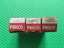 Load image into Gallery viewer, 3 Philco 10DE7 Vacuum Tubes NOS NIB Lot Of Three Trio