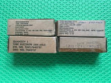 Load image into Gallery viewer, 4 American-Made Milspec 6AL5 5726 6097 JHY-6AL5W Vacuum Tubes NOS NIB Lot Of Four Quad