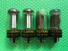 Load image into Gallery viewer, 4 Sylvania 12AX4 12AX4GTA Vacuum Tubes Valves NOS NIB Lot Of Four