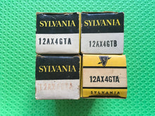 Load image into Gallery viewer, 4 Sylvania 12AX4 12AX4GTA Vacuum Tubes Valves NOS NIB Lot Of Four