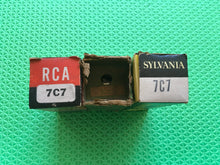 Load image into Gallery viewer, 3 US-Made 7C7 Vacuum Tubes Valves NOS NIB Lot Of Three