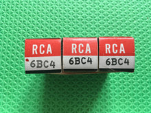 Load image into Gallery viewer, 3 RCA 6BC4 Vacuum Tubes Valves NOS NIB Lot Of Three
