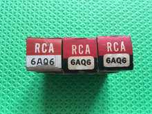Load image into Gallery viewer, 3 RCA 6AQ6 Vacuum Tubes Valves NOS NIB Lot Of Three