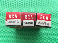 Load image into Gallery viewer, 3 RCA 6AW8 6AW8A Vacuum Tubes Valves NOS NIB Lot Of Three