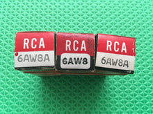 Load image into Gallery viewer, 3 RCA 6AW8 6AW8A Vacuum Tubes NOS NIB Lot Of Three