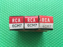 Load image into Gallery viewer, 3 RCA 6CM7 Vacuum Tubes Valves NOS NIB Lot Of Three