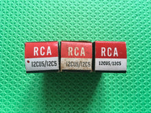 Load image into Gallery viewer, 3 RCA 12CU5 12C5 Vacuum Tubes Valves NOS NIB Lot Of Three