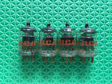 Load image into Gallery viewer, 4 RCA 5847 / 404A Vacuum Tubes Valves Gold Pin Premium Quality NOS NIB Lot Of Four