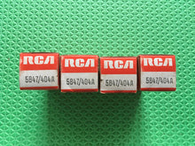 Load image into Gallery viewer, 4 RCA 5847 / 404A Vacuum Tubes Gold Pin Premium Quality NOS NIB Lot Of Four