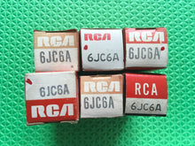 Load image into Gallery viewer, 6 RCA 6JC6 6JC6A Vacuum Tubes Valves NOS NIB Lot Of Six
