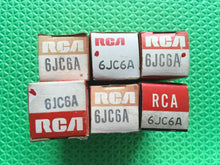 Load image into Gallery viewer, 6 RCA 6JC6 6JC6A Vacuum Tubes NOS NIB Lot Of Six