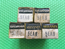 Load image into Gallery viewer, 5 Sylvania 5EA8 Vacuum Tubes Valves NOS NIB Lot Of Five