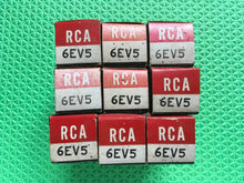 Load image into Gallery viewer, 9 RCA 6EV5 Vacuum Tubes Valves NOS NIB Lot Of Nine