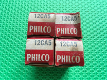 Load image into Gallery viewer, 4 Philco 12CA5 Vacuum Tubes Valves NOS NIB Lot Of Four