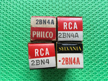 Load image into Gallery viewer, 4 US-Made 2BN4 2BN4A Vacuum Tubes Valves NOS NIB Lot Of Four