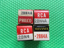 Load image into Gallery viewer, 4 US-Made 2BN4 2BN4A Vacuum Tubes Valves NOS NIB Lot Of Four