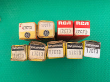 Load image into Gallery viewer, 9 US-Made 17CT3 Vacuum Tubes Valves NOS NIB Lot Of Nine