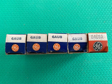 Load image into Gallery viewer, 5 General Electric GE 6AU8 6AU8A Vacuum Tubes Valves NOS NIB Lot Of Five