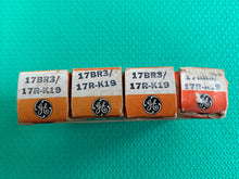 Load image into Gallery viewer, 4 General Electric GE 17BR3 17R-K19 Vacuum Tubes NOS NIB Lot Of Four
