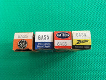 Load image into Gallery viewer, 4 US-Made 6AS5 Vacuum Tubes Valves NOS NIB Lot Of Four